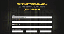 Desktop Screenshot of montereycountyjail.net
