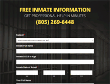 Tablet Screenshot of montereycountyjail.net